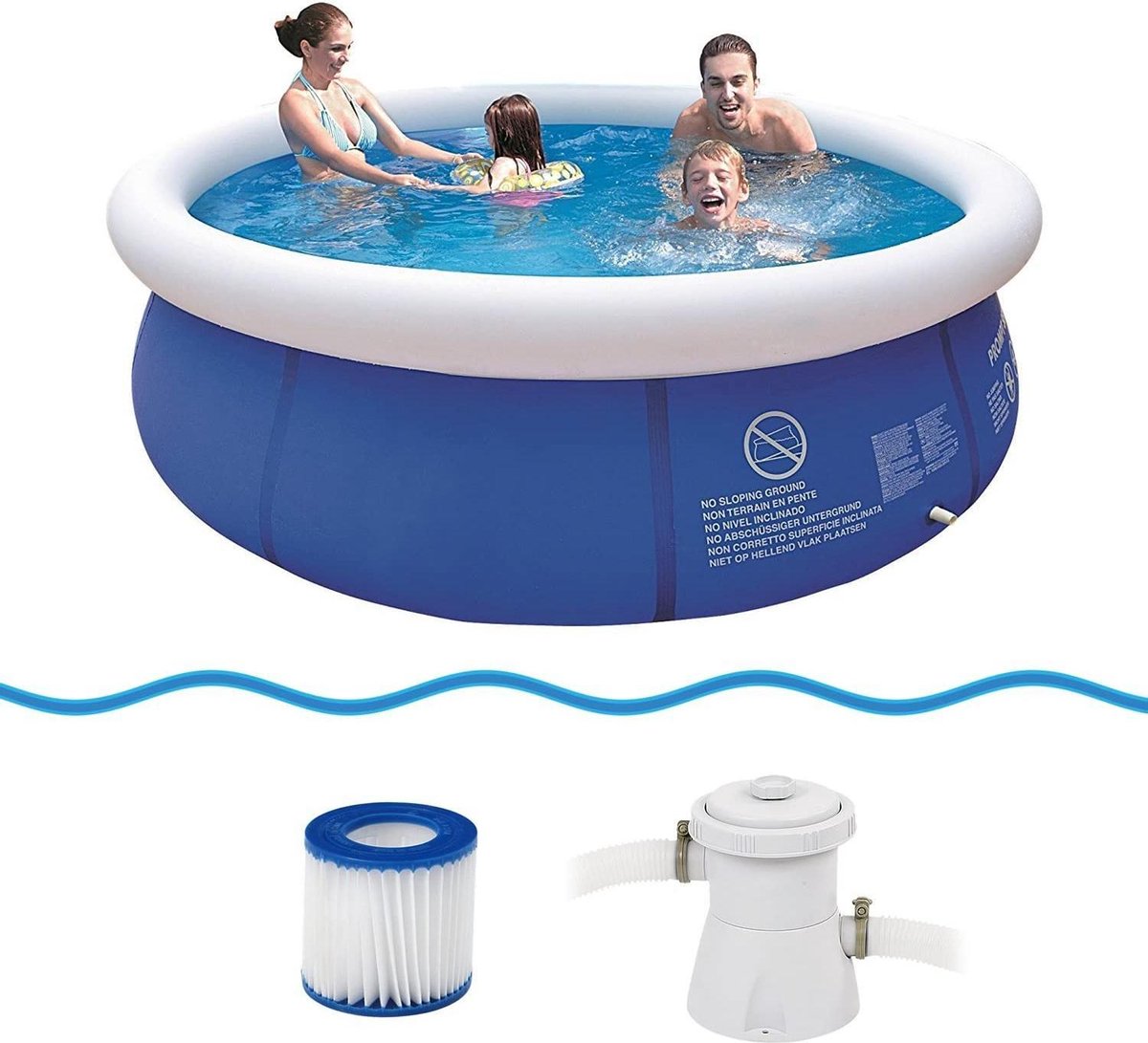 Fastset zwembad 300x76cm | Avenli